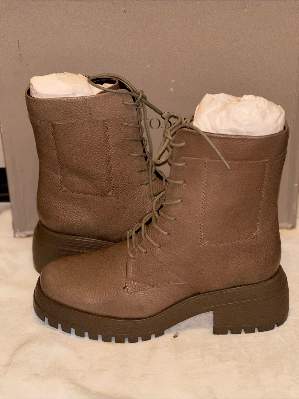 Franco Sarto Jetson Combat Ankle Boot. This design blends classic NIB 9.5 M